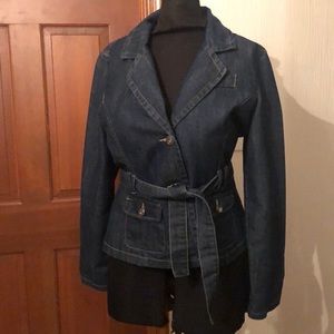 Baccini Jean Belted Jacket